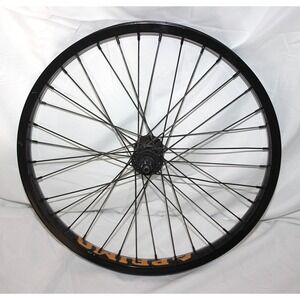 PRIMO 20" BMX Front Wheel Sealed Hub ODYSSEY Rim Strip Black Spokes